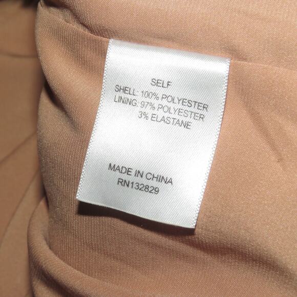 LPA Camel Brown Faux Fur Hooded Coat 84 - Picture 12 of 13